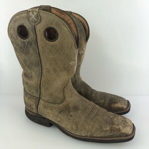 Twisted X Bomber Cowboy Calf Roper Boots Size 10D